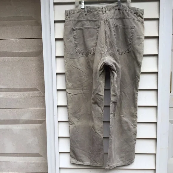 Route 66 Pants Mens Sz 42x30 Beige Corduroy Loose Fit Y2K Vintage Standard Wale - Picture 3 of 15